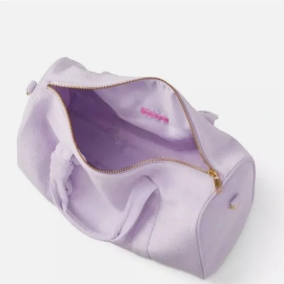 NWT Stoney Clover Lane x Target Collab Purple Love Duffle Bag - Picture 7 of 8